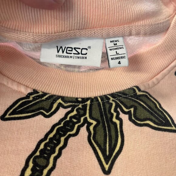 Wezc Mens Unisex Pineapple Palm Tree Print Sweat Shirt Size M Mens Womens Large - Picture 3 of 5